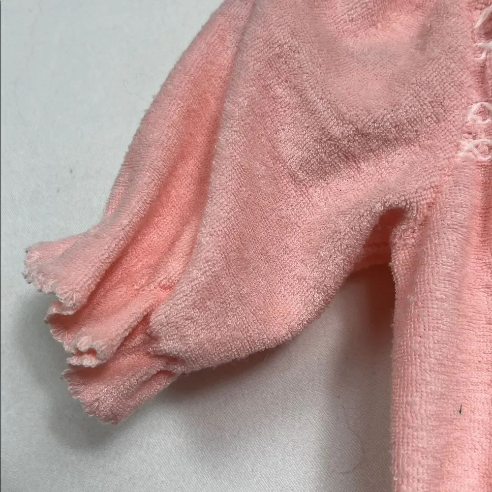 Carter’s Vintage pink Terrycloth snap up sleep and play - Picture 5 of 11